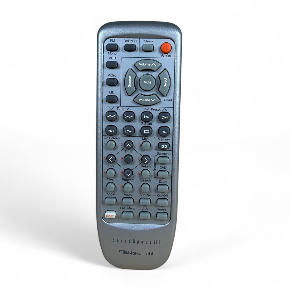 Original Nakamichi Audio System Remote Control Soundspace 8 Tested & Working‎